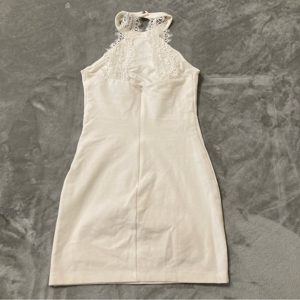 Lulu's Ivory Lace Dress - Picture 5 of 16